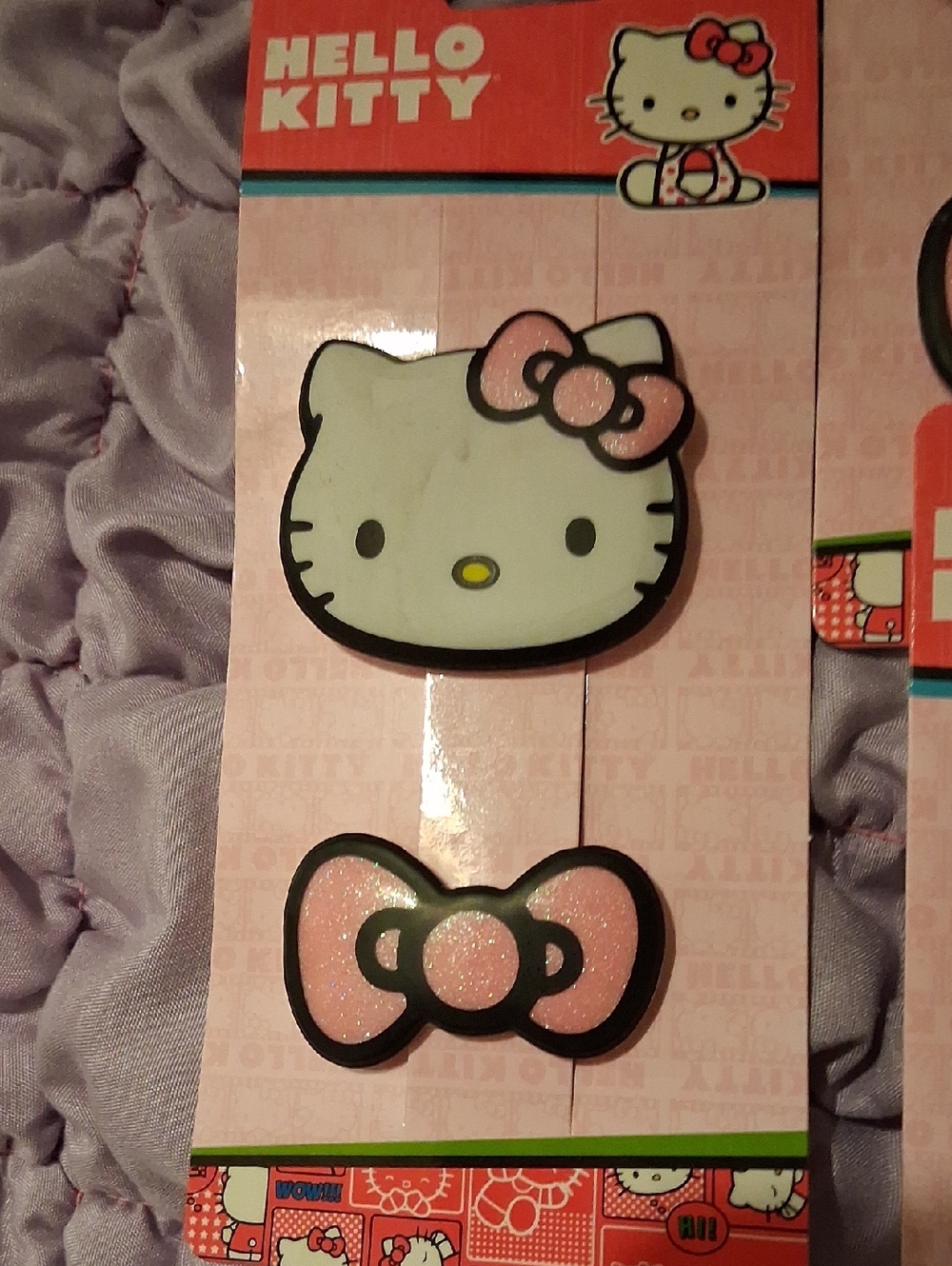 6 Hello Kitty Hair Clips - Picture 2 of 4
